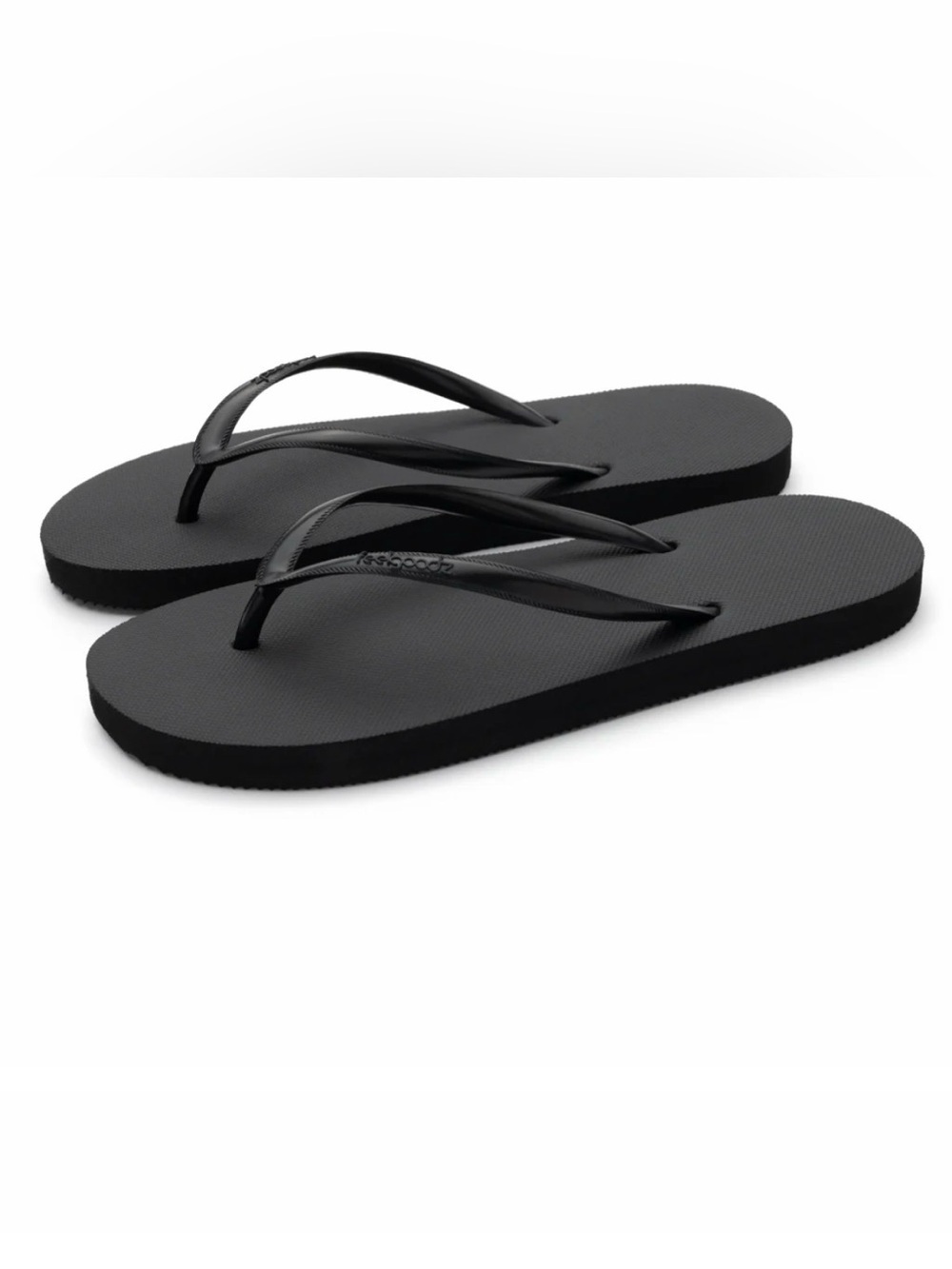 Feelgoodz Women’s Slimz Core Black Flip Flop Sandals Sz 10